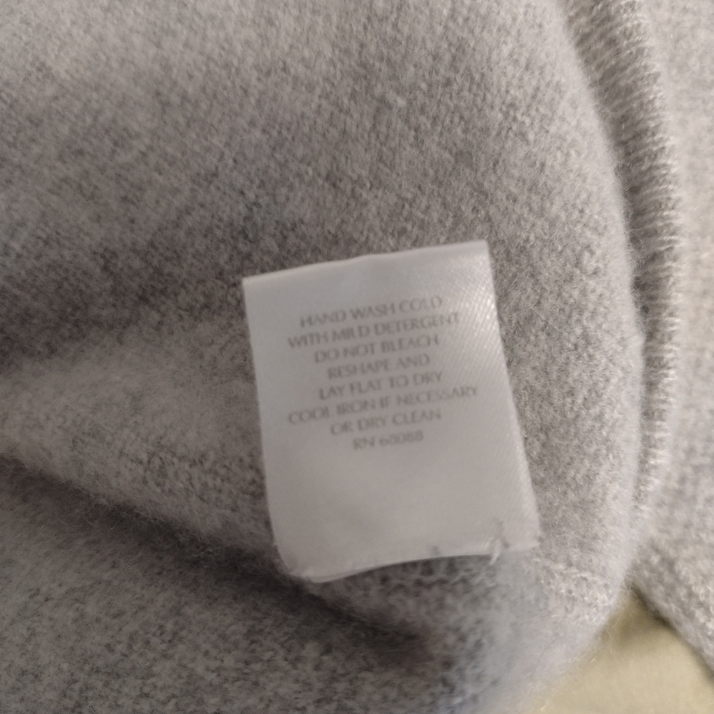 TSE 100% Cashmere Sweater, Grey - Picture 8 of 12